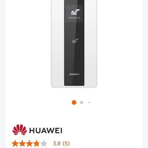Huawei 5G WIFI ruter