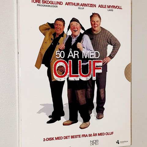 2 DVD.50 ÅR MED OLUF.