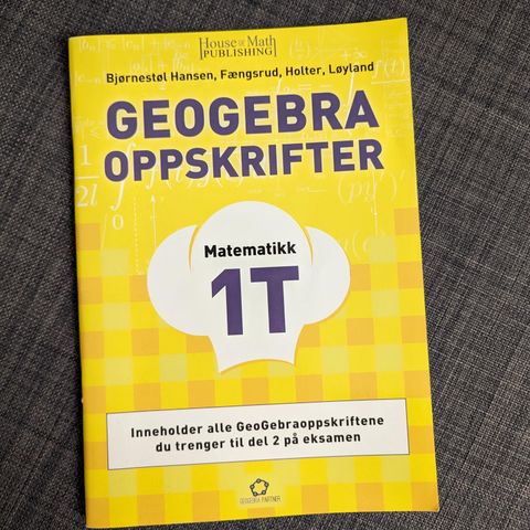 Geogebra-oppskrifter