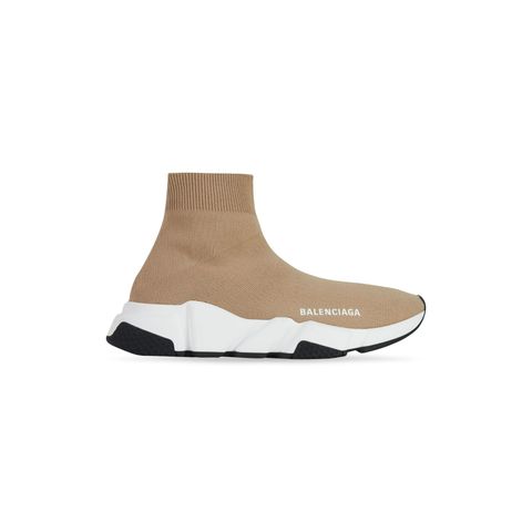 Balenciaga Speed trainers i str. 37 i beige og hvit svart såle som NYE