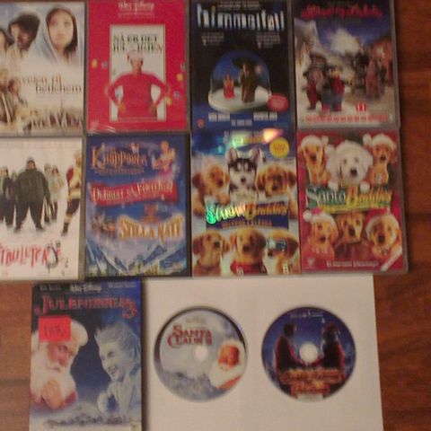 DVD Barnefilmer Julefilmer Tegnefilmer Animert Disney Pixar Dreamworks Norske