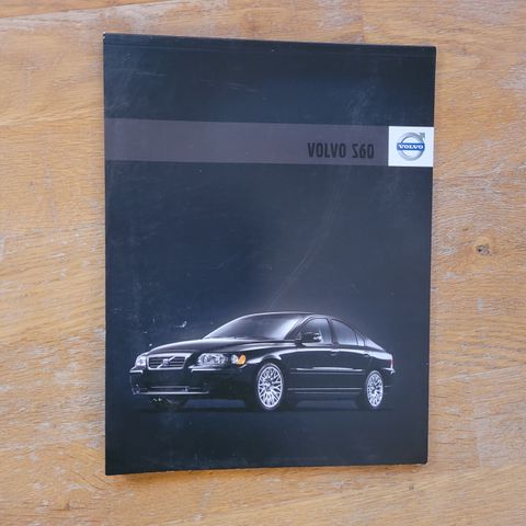 Brosjyre Volvo S60 2008