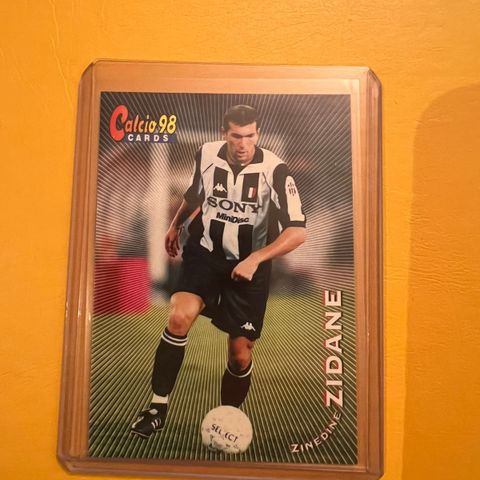 Zinedine Zidane calico 98 fotballkort