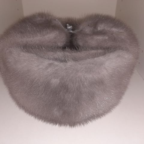 Ushanka pelslue mink ubrukt størrelse 58 medium