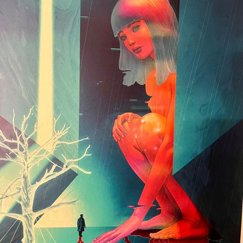 James Jean - Retroflect Bladerunner. Signert og limitert giclée trykk. Innrammet