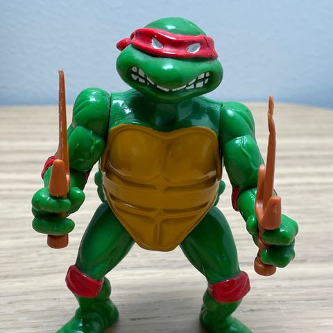 TMNT 1989 figurer.  (Med våpen!)