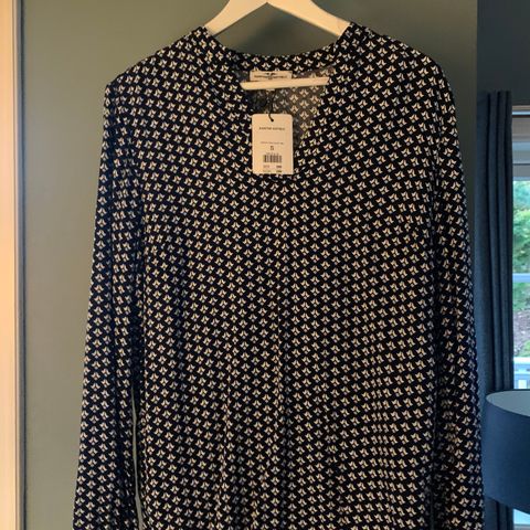 Ny mønstret bluse fra Hampton Republic 100% viscose m/merkelapp str S