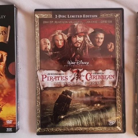 Pirates of the Caribbean,  tre første filmer