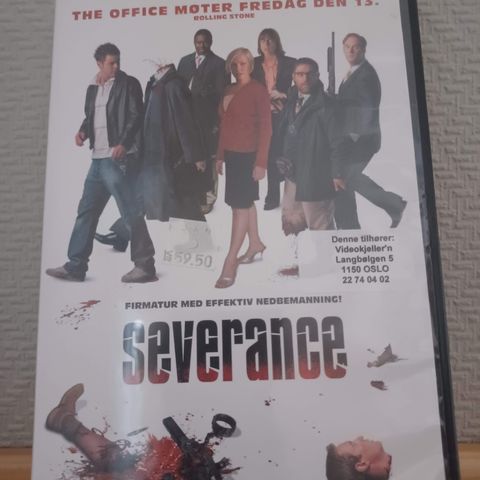 Severance - Skrekk / Komedie / Thriller (DVD) –  3 filmer for 2