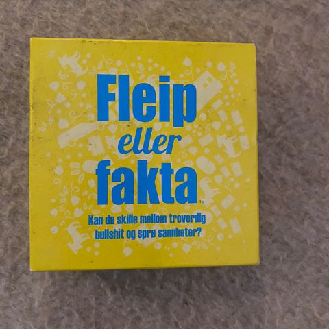 Fleip eller fakta spillkort