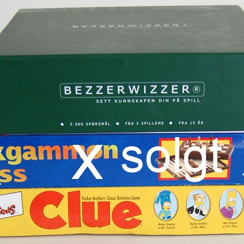 NY BeezerWizzer&Brukt Parker Brothers Classic CLUE Detective Game.175/-m. frakt