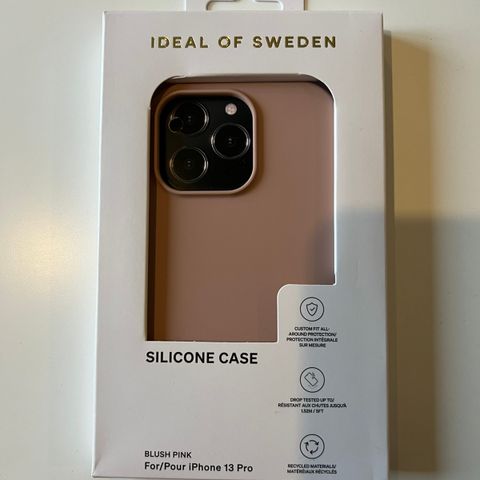 Ideal of Sweden: Silicone case , Blush Pink IPhone 13 Pro