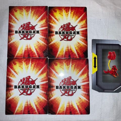 BAKUGAN 4 kort kalendergave advent premie