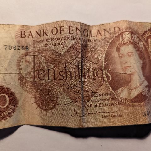 10 Shilling, Bank of England