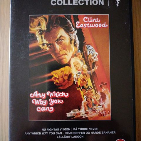 Dvd. Any which way you can. Clint Eastwood collection. Action. Norsk tekst.
