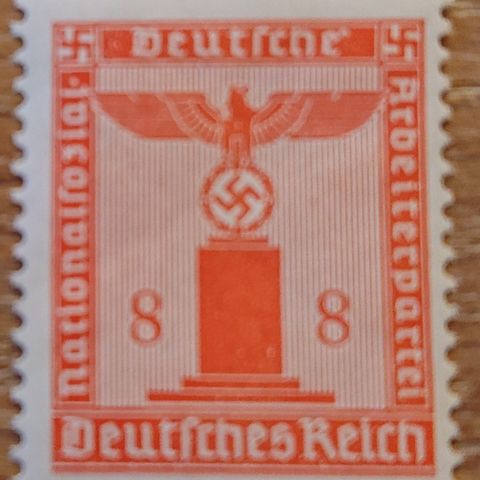 TYSKLAND: Das Reich, Tenestemerke AFA 160 ** / T1-458  v.