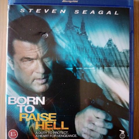 Blu-ray. Born to raise hell. Steven Seagal. Action. Norsk tekst.