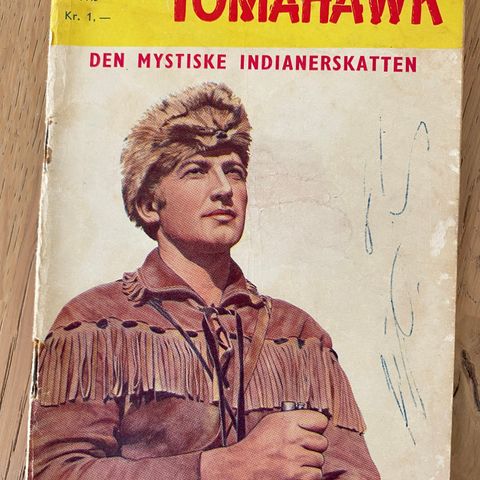 Tomahawk - udatert (men ca 1960?) fra  Fredhøis forlag