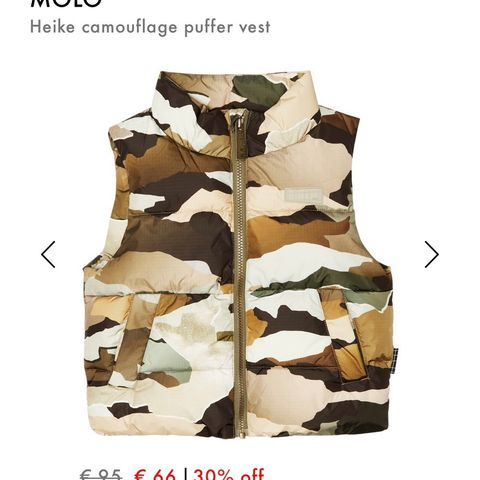 Heile vest fra Molo / Str. 152