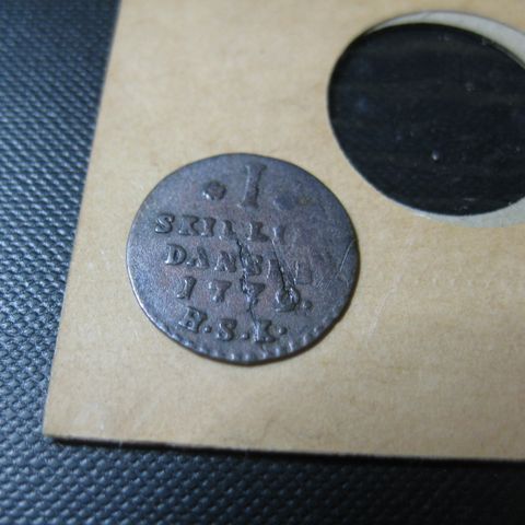 1 skilling Danske 1779 sølv