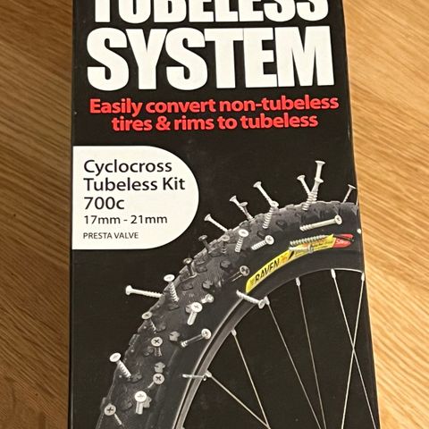 stans tubeless system kit (cyclocross)