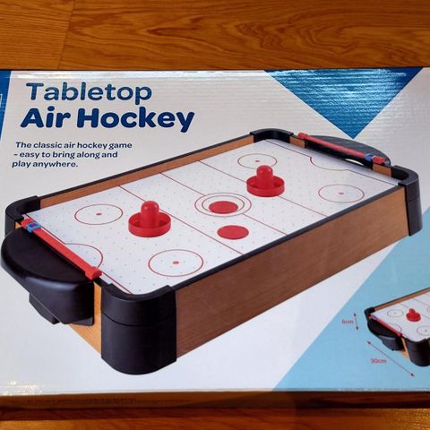 Gaver tips: Tabletop Air Hockey. 6+