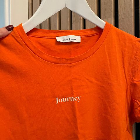 Oransje tskjorte fra Samsøe