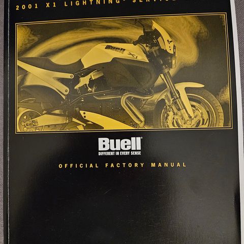 Buell manual X1---NY PRIS!!