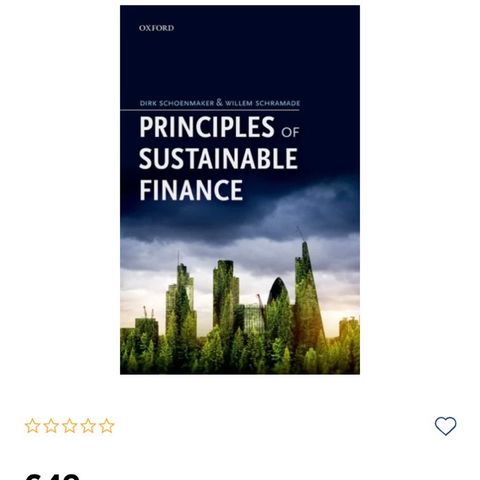 Principles of Sustainable Finance