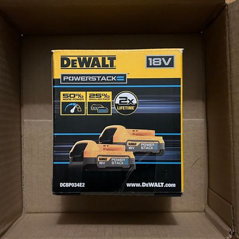 DeWalt DCBP034E2 PowerStack 2x1,7Ah