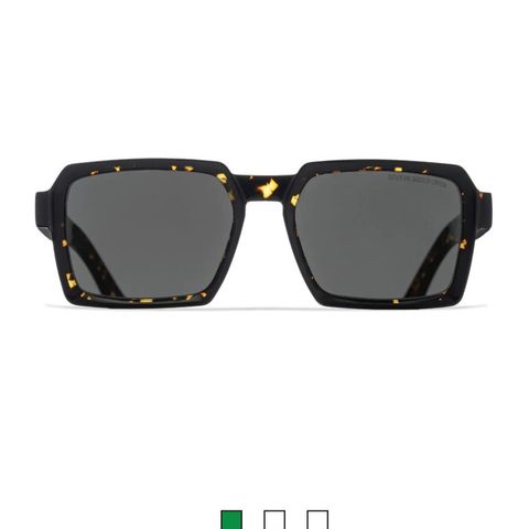 CUTLER AND GROSS  1385 Rectangle-Frame Acetate Sunglasses