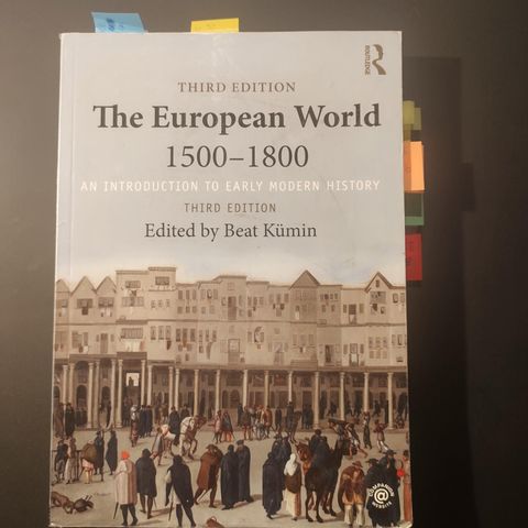 The European World 1500-1800 (Kumin, 2018)