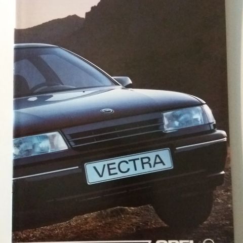 1990 OPEL VECTRA -brosjyre. (NORSK)