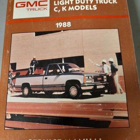 Chevrolet /GMC 1988 C/K Shop manual. NY PRIS