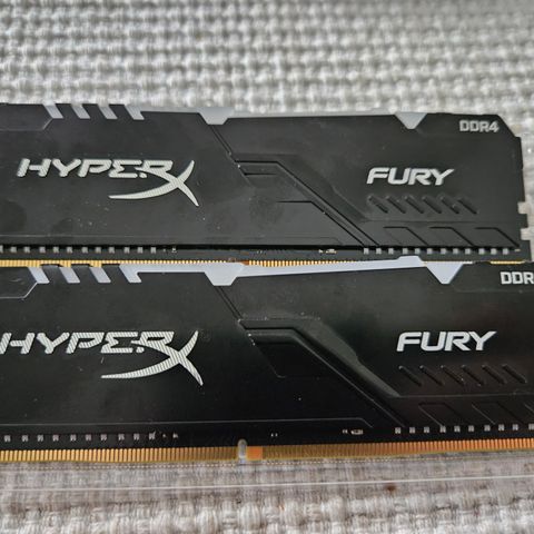 Kingston Hyperx Fury DDR4 rambrikke