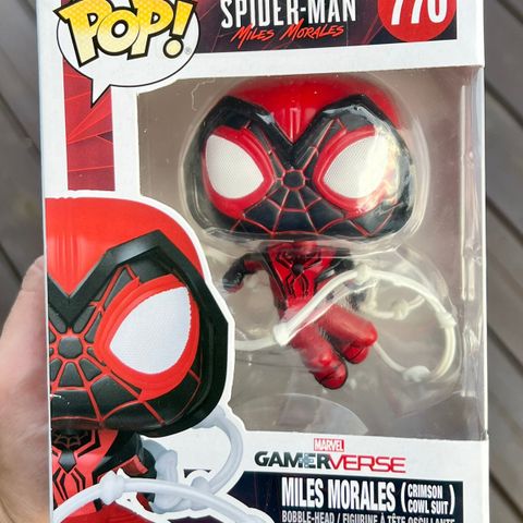 Funko Pop! Miles Morales (Crimson Cowl Suit) | Marvel Spider-Man (770)