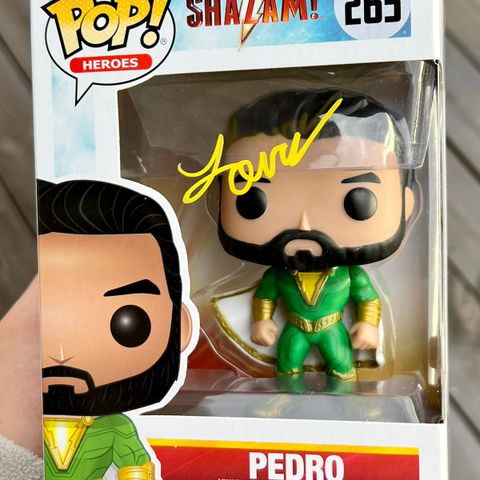 Funko Pop! Pedro (Autographed by Jovan Armand) | Shazam! | DC (265)
