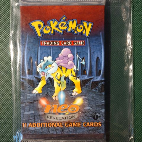 Pokemon Neo Revelation 1st edition booster pack