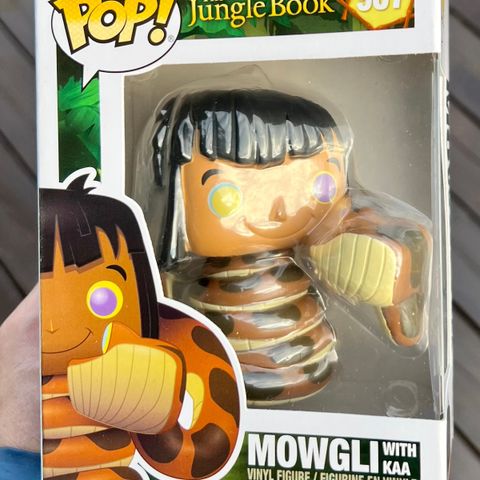 Funko Pop! Mowgli with Kaa | The Jungle Book Disney (987) Excl. to Very Neko
