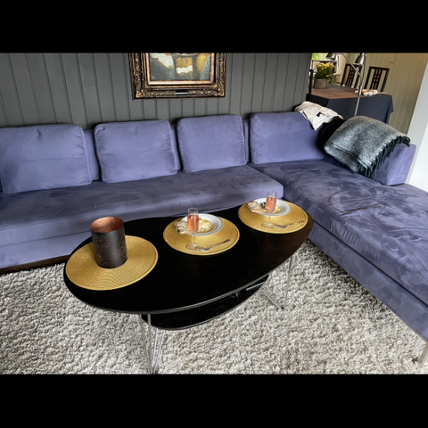 IRE sofa m/sjeselong - alcantarra avtagbart trekk