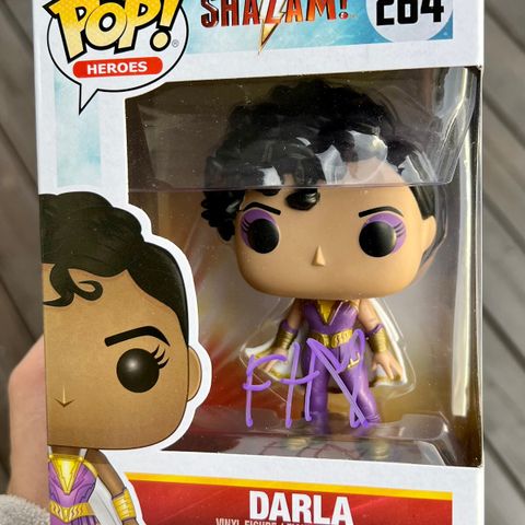 Funko Pop! Darla (Autographed by Faithe Herman) | Shazam! | DC (264)