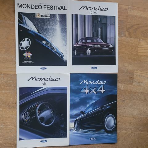 Brosjyre Ford Mondeo kampanjemodeller