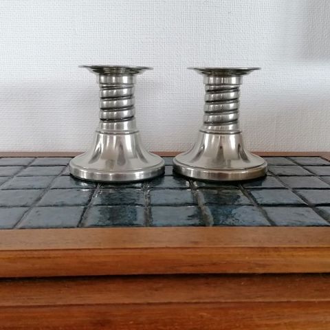 PEWTER NORWAY TINN lysestaker