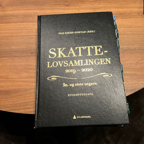 Skatterett lovsamlingen 2019-2020 30. og siste utgave!