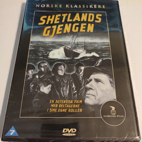 Shetlandsgjengen DVD Norske klassikere - NY I PLAST