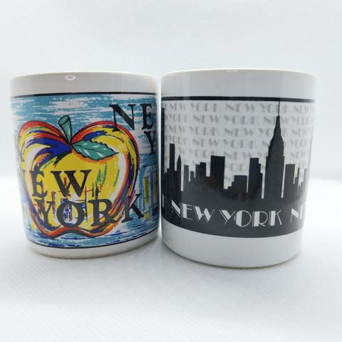 2 flotte espressokopper "New York"