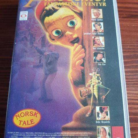 Pinocchios Fantastiske Eventyr vhs