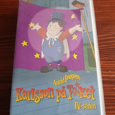 Karlsson på taket. Karlsson lager lureri vhs