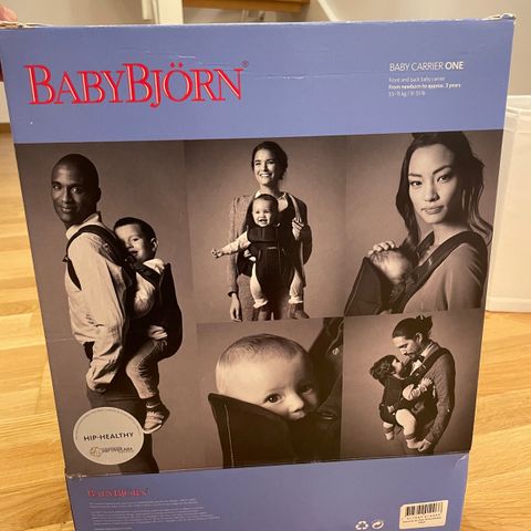 BabyBjörn Bæresele Baby Carrier 0-3år Black, 3D Mesh