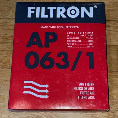 Luftfilter  FILTRON AP 063
